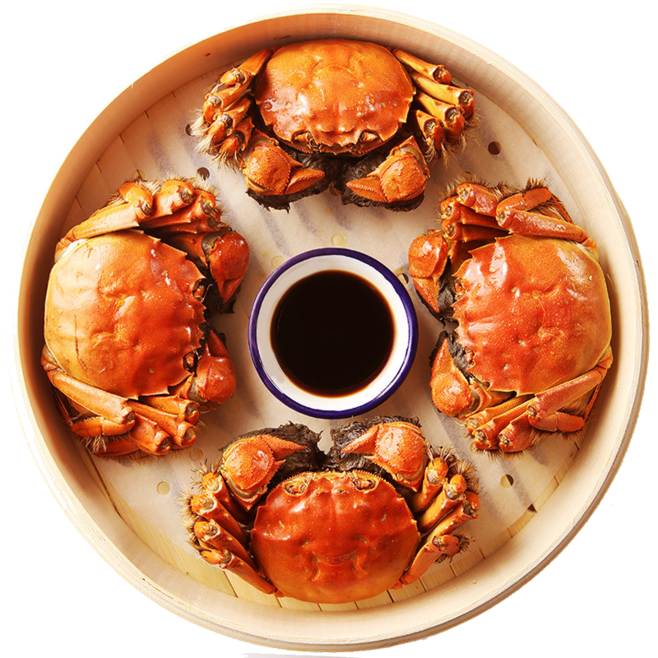 大闸蟹 螃蟹 中秋节食物 PNG素材